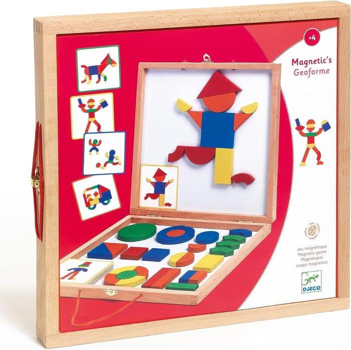 Magnetic Game - Geoform, 66 pcs