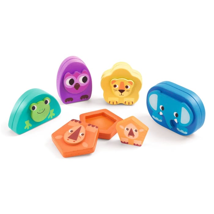 Magnetic Hide & Seek Game - Wild Animals