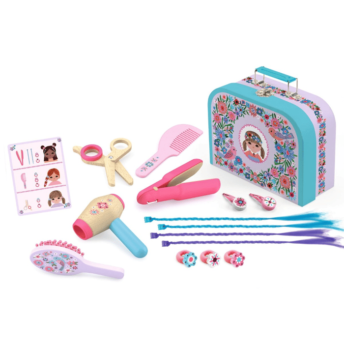 Hair Salon Play Set in Carry Case
