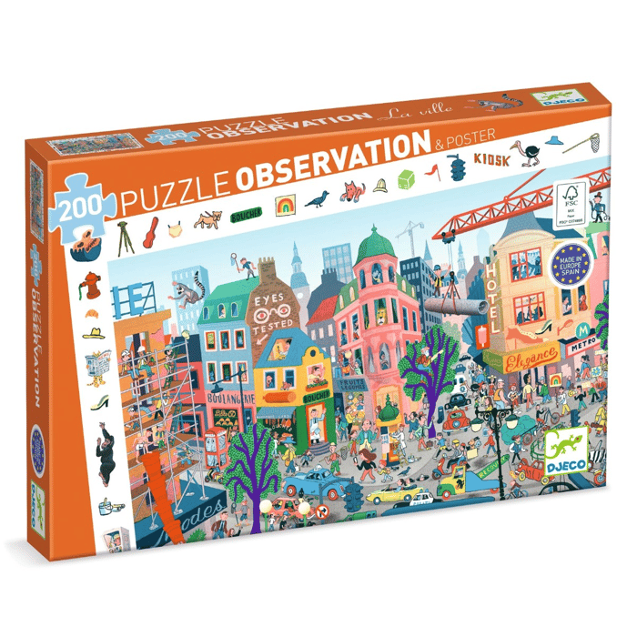 Observation Puzzle with 200 pcs - The City