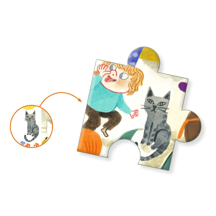 Observation Puzzle with 54 pcs - Birthday Party