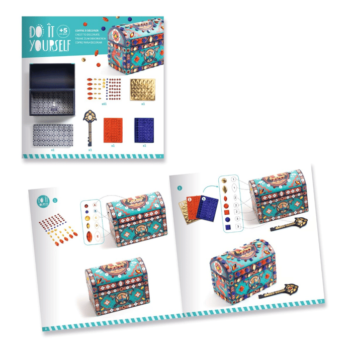 DIY Treasure Chest, Blue