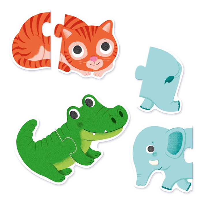 10-i-1 Puzzles - Animals