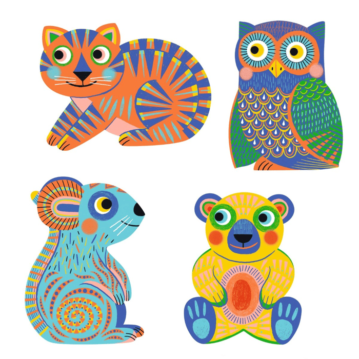 Water Painting - Animal Friends