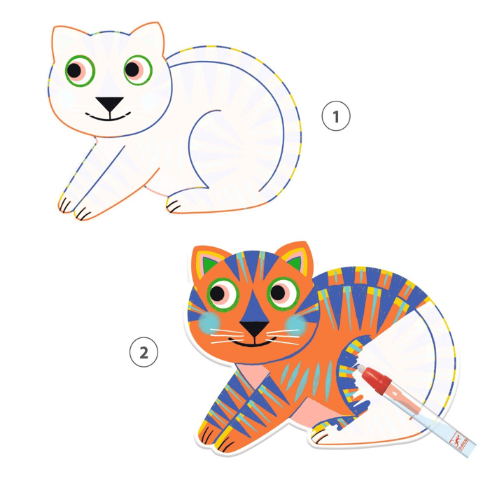Water Painting - Animal Friends