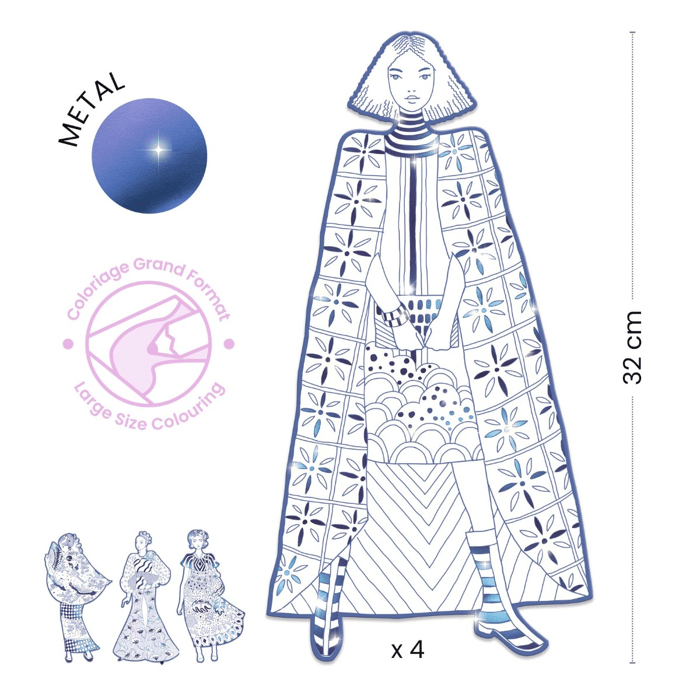Colouring Kit - Global Fashion, 4 pcs