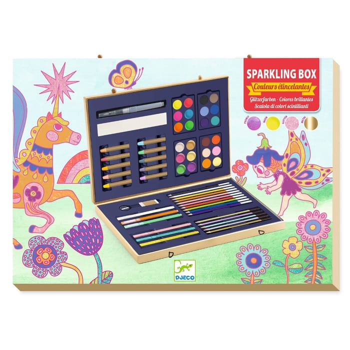 Drawing and Painting Art Case - Glitter, 60 pcs