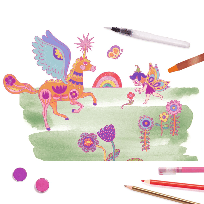 Drawing and Painting Art Case - Glitter, 60 pcs