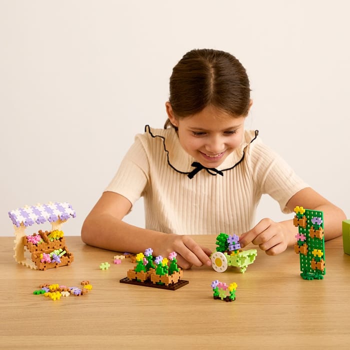 Plus-Plus - Learn to Build Flower Shop, 600 stk