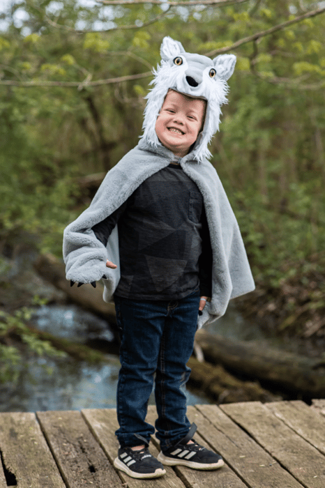 Wolf Costume with Paws, 18-36 months