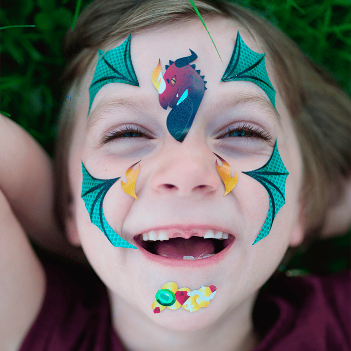 Face Stickers - Dragon
