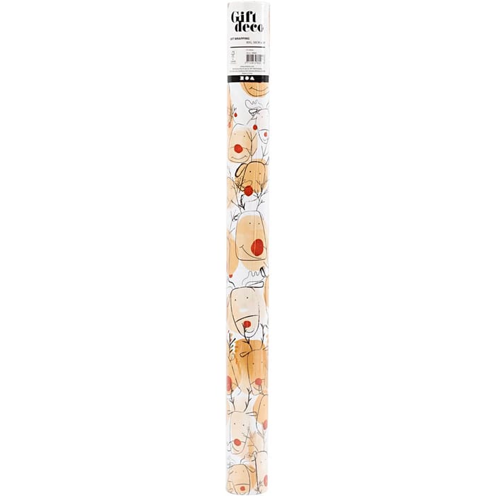 Christmas Wrapping Paper 50 cm x 5 m - Rudolph