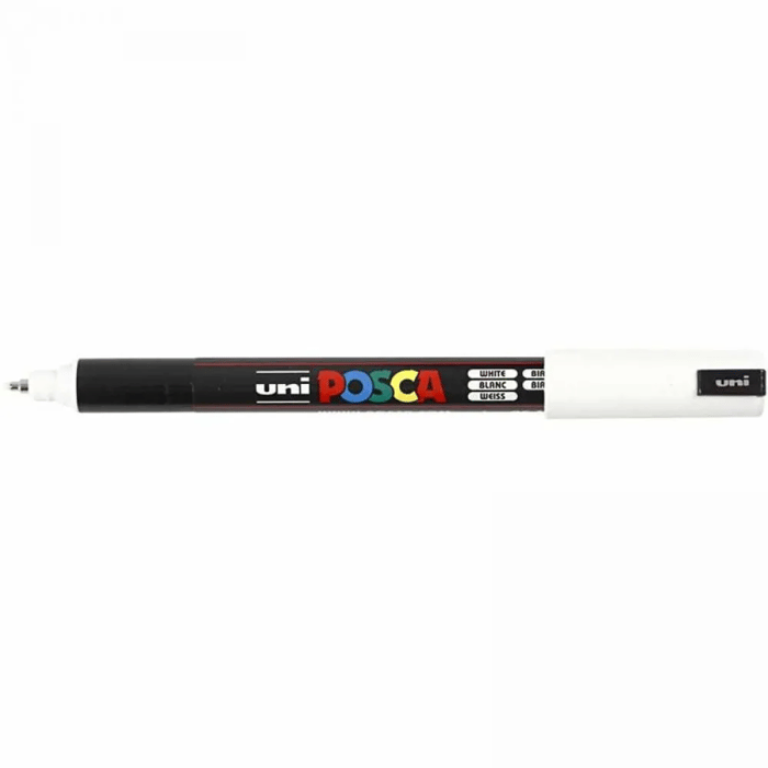 Posca Marker PC-1MR - White, 1 pc