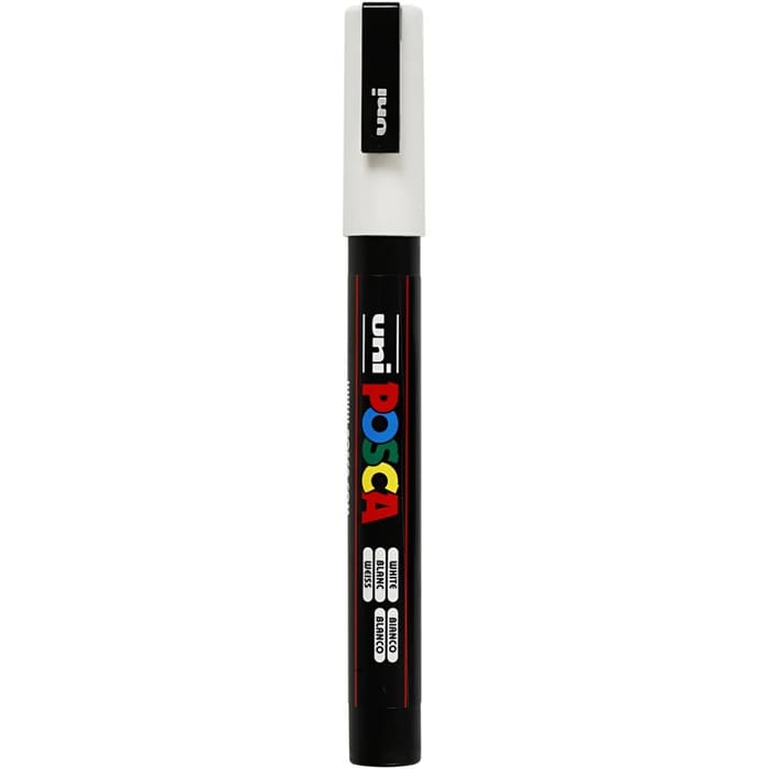 Posca Marker PC-3M - White, 1 pc