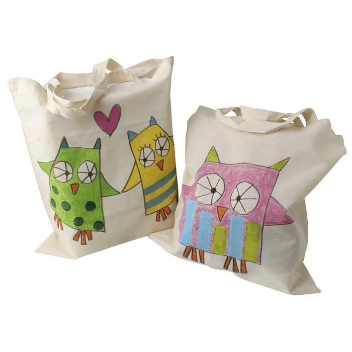 Tote Bags - Cotton, 5 pcs