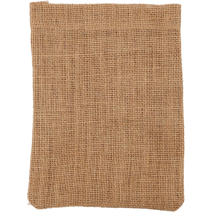 Burlap Gift Bags 15x20 cm - Brown, 4 pcs