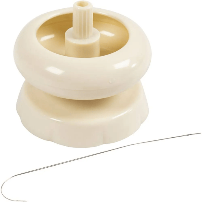 Bead Spinner with Curved Beading Needle