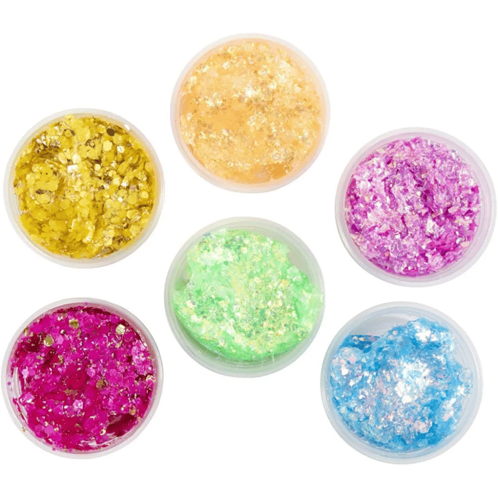 Glitter Clay 6x20 ml - Basic Colours