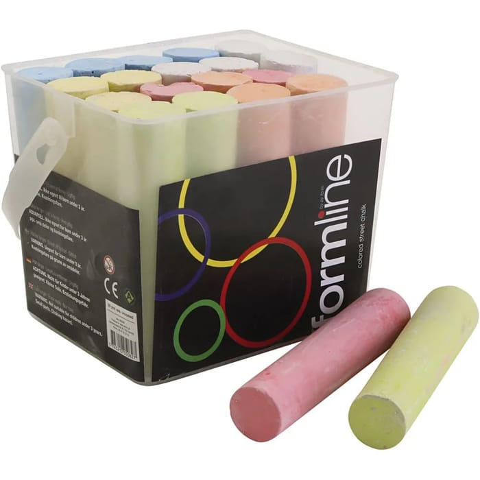 Tub of Sidewalk Chalk, 20 pcs