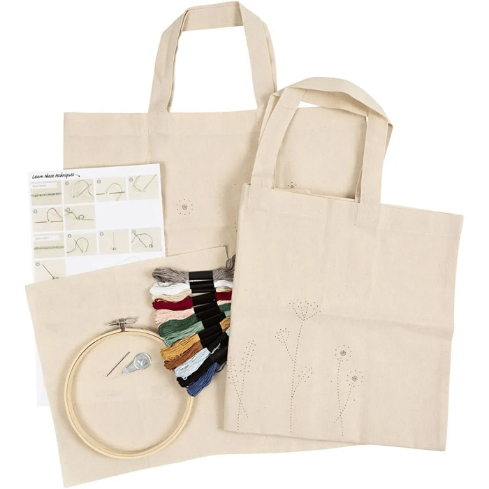 Learn to Embroider Kit with Instructions