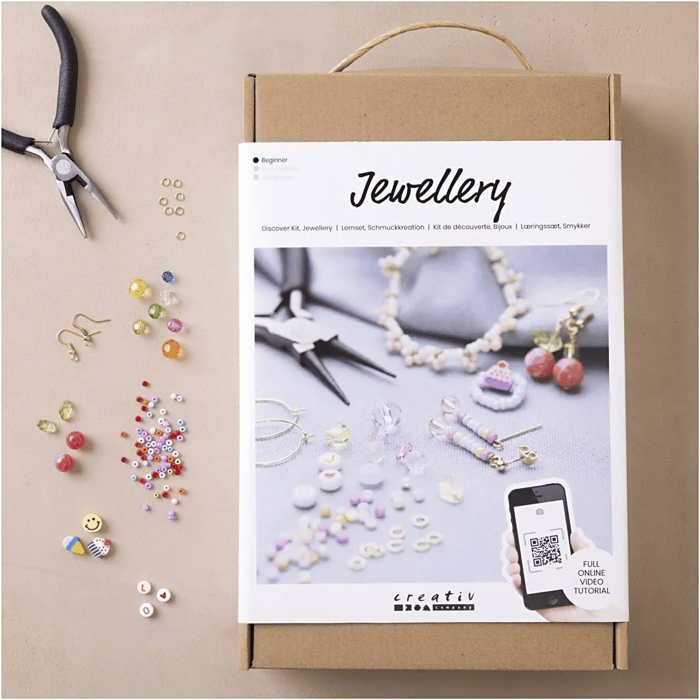 DIY Jewelry Kit w. Instructions - Fresh Colours