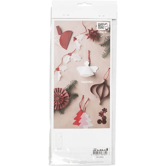 Craft Kit - Christmas, Red/Cream