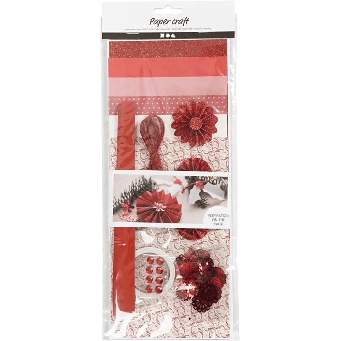 Craft Kit - Christmas, Red/Cream