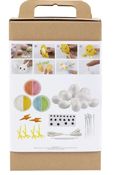 DIY Craft Kit - Foam Clay Easter Ornaments