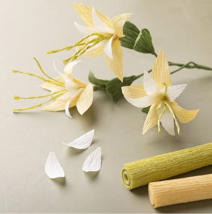 Crepe Paper - DIY Spring Bouquet