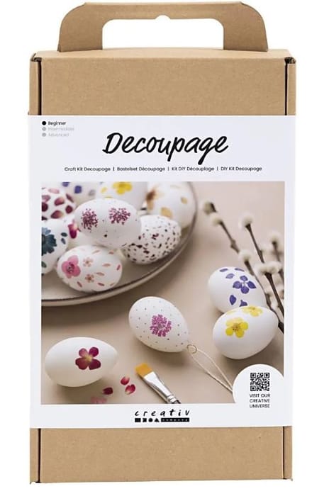DIY Decoupage Easter Eggs