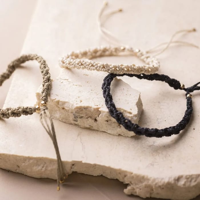 Jewelry Kit - Macramé Bracelets, 3 pcs