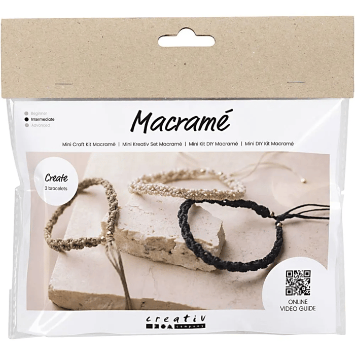 Jewelry Kit - Macramé Bracelets, 3 pcs