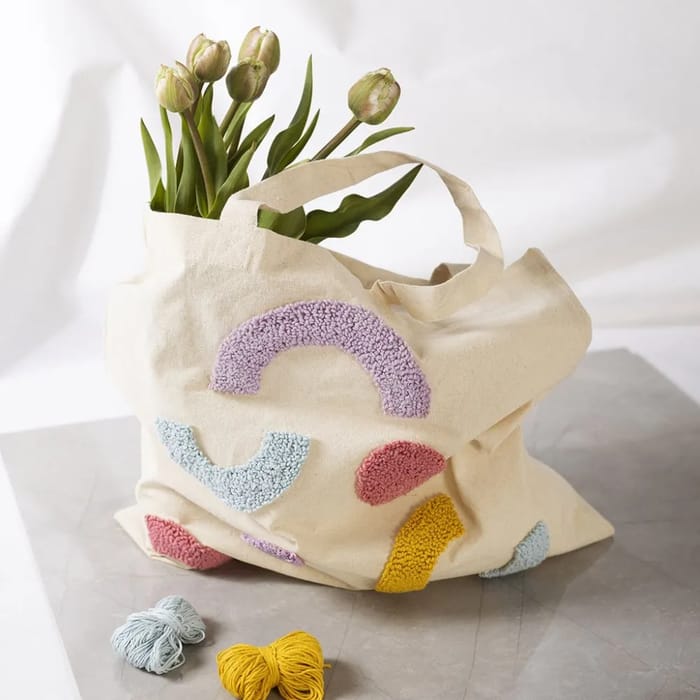 Punch Needling Kit - DIY Tote Bag