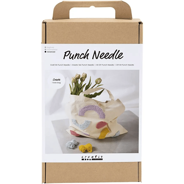 Punch Needling Kit - DIY Tote Bag