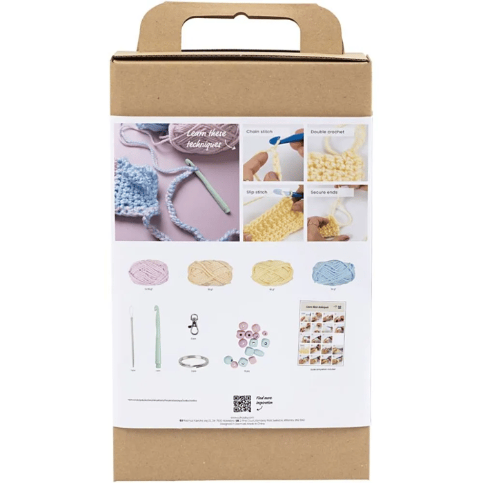 Learn to Crochet Starter Kit with Instructions