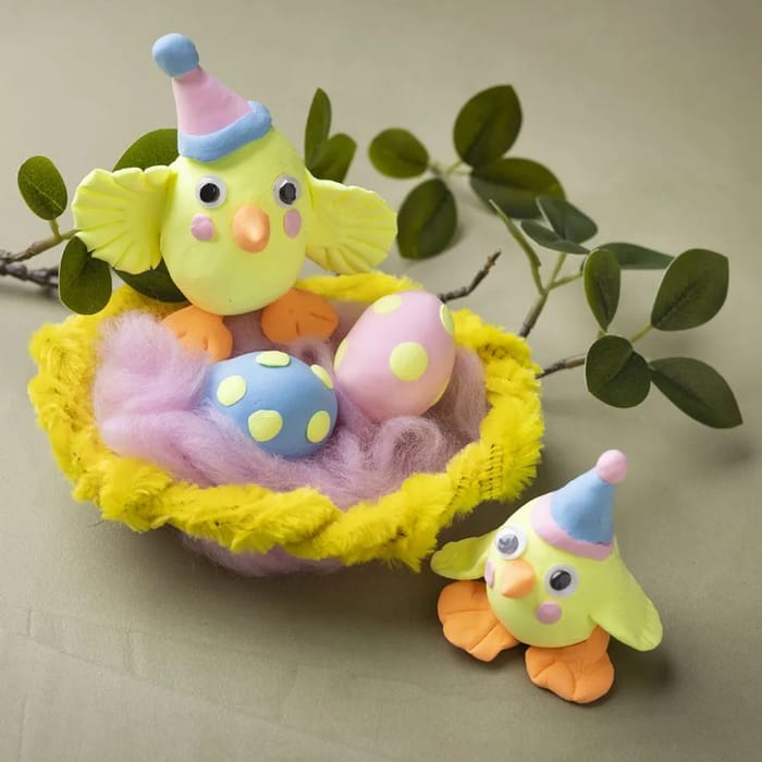 DIY Easter Chick Family