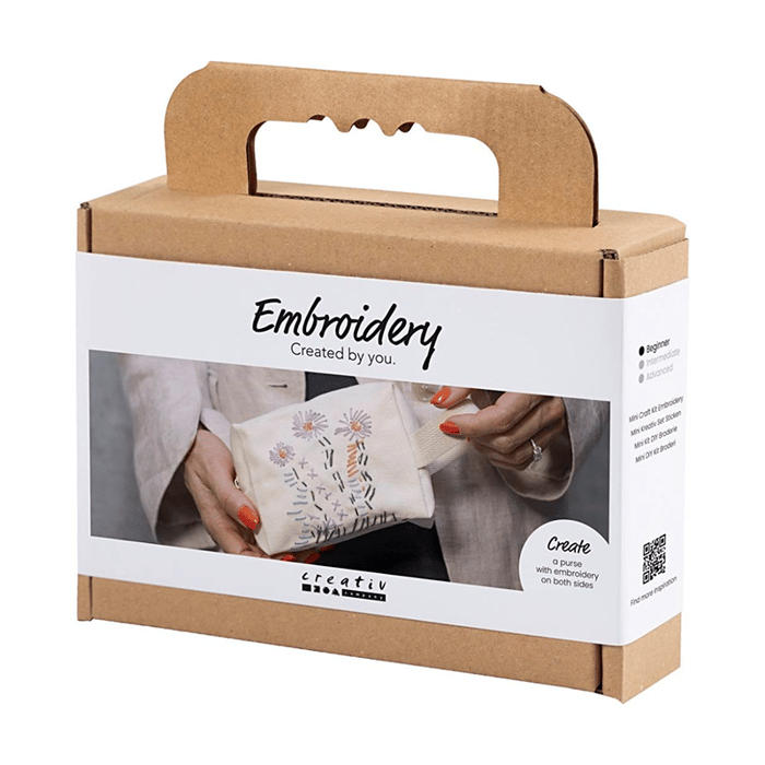 DIY Embroidery Kit - Make-Up Bag