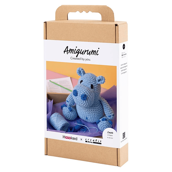 Amigurumi Crochet Kit - Honey the Hippo