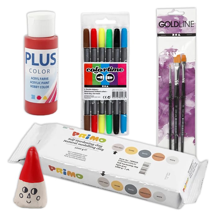 DIY Christmas Elves of Self-Hardening Clay