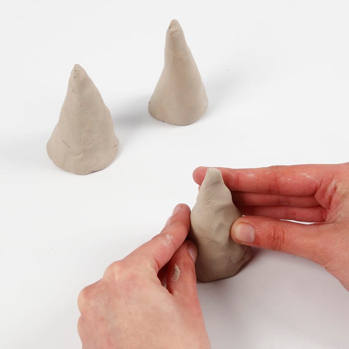 DIY Christmas Elves of Self-Hardening Clay