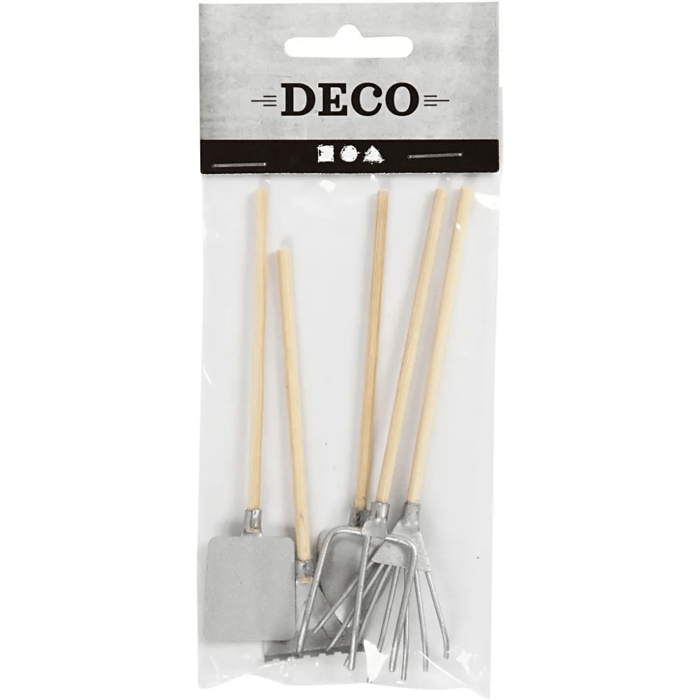 Miniature Garden Tools, 5 pcs