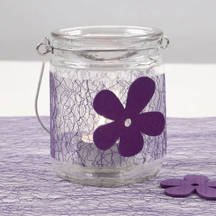 Glass Candle Jars Ø7.6 cm, 2 pcs