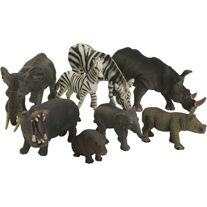 Wild Animals, 8 pcs