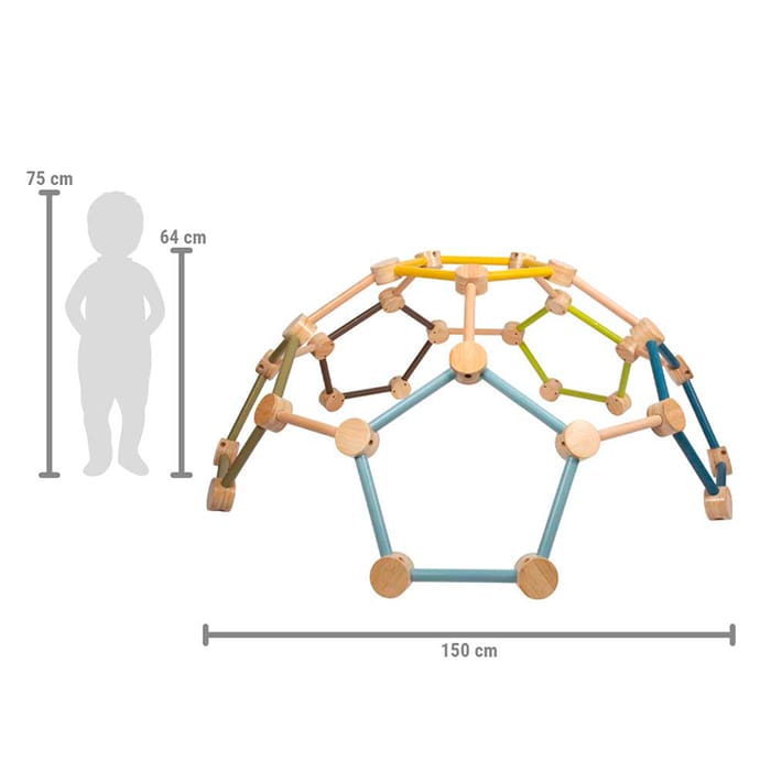 small foot Climbing Geodome "Adventure"