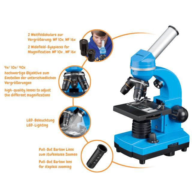 Biolux SEL Microscope, 40x-1600x