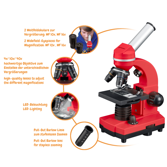 Biolux SEL Microscope, 40x-1600x