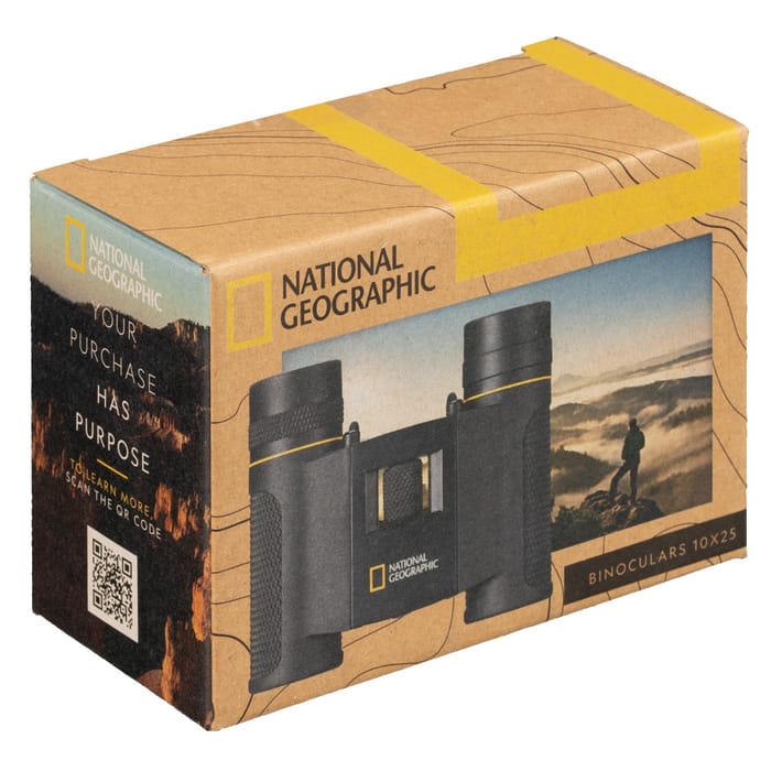 Compact Binoculars, 10x25