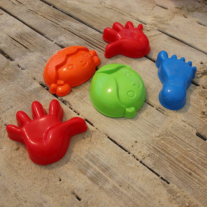 Sand Moulds - Hands, Feet & Faces, 6 pcs