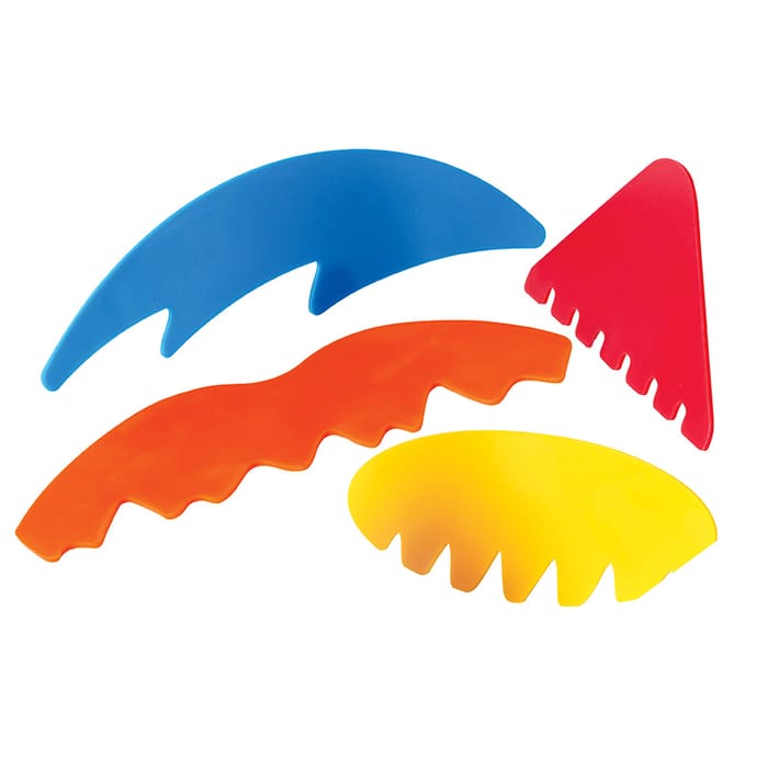 Sand Play - Sand Rakes, 4 pcs