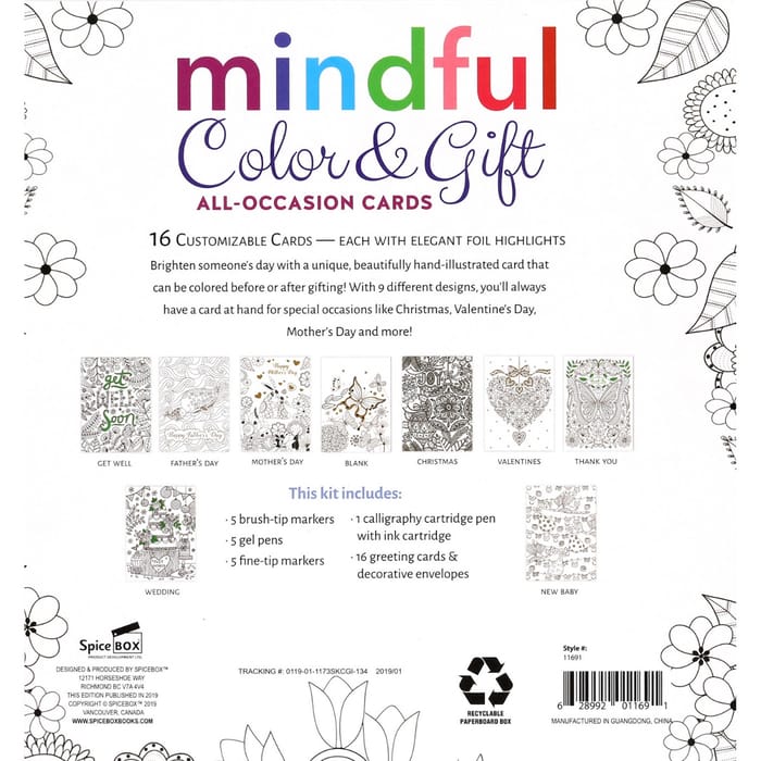 Mindful Colour & Gift Greeting Cards